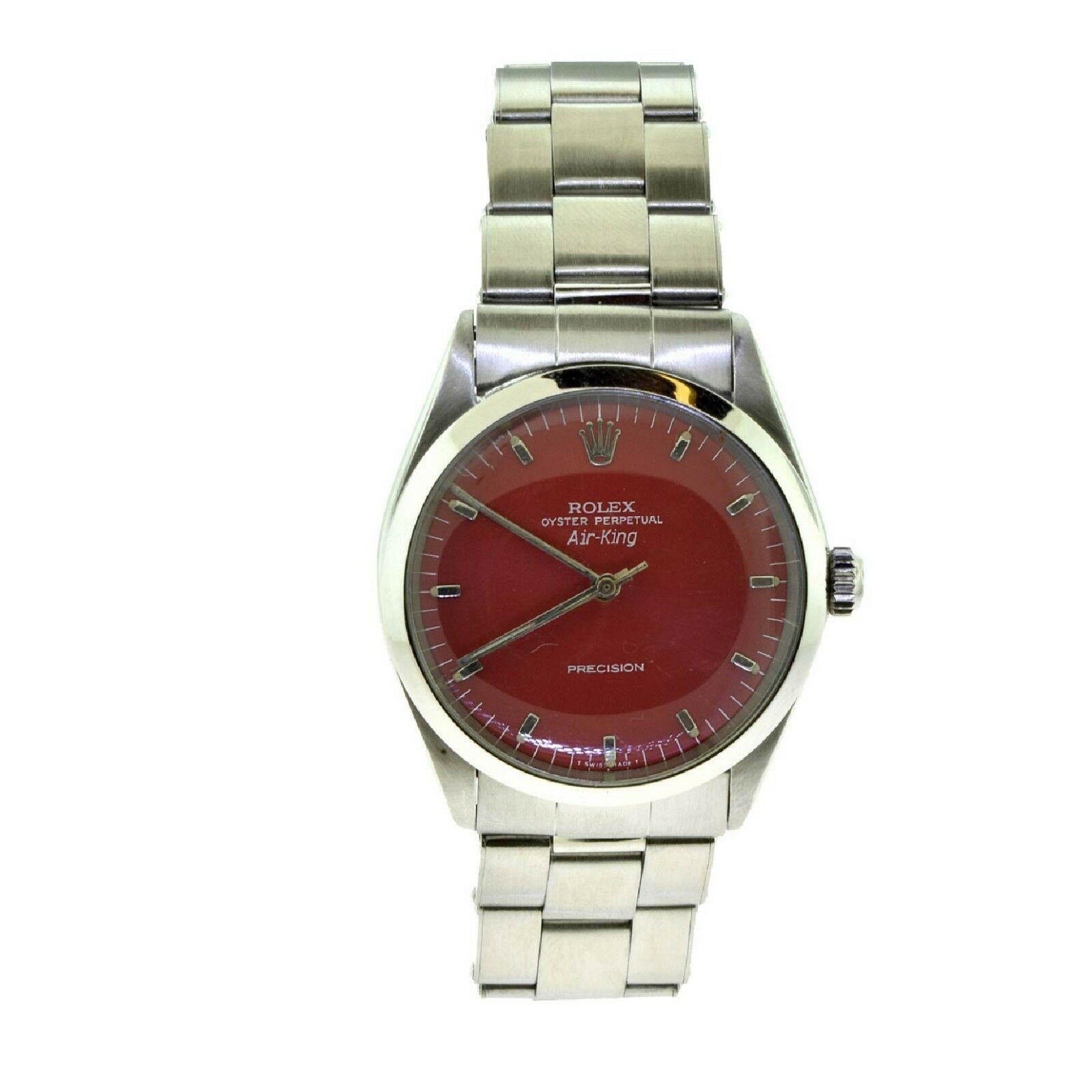maroon dial watch