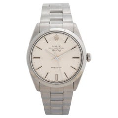 Rolex Air-King Ref 5500 Wristwatch, Silver Dial, Oyster Bracelet, B&P's, 1987