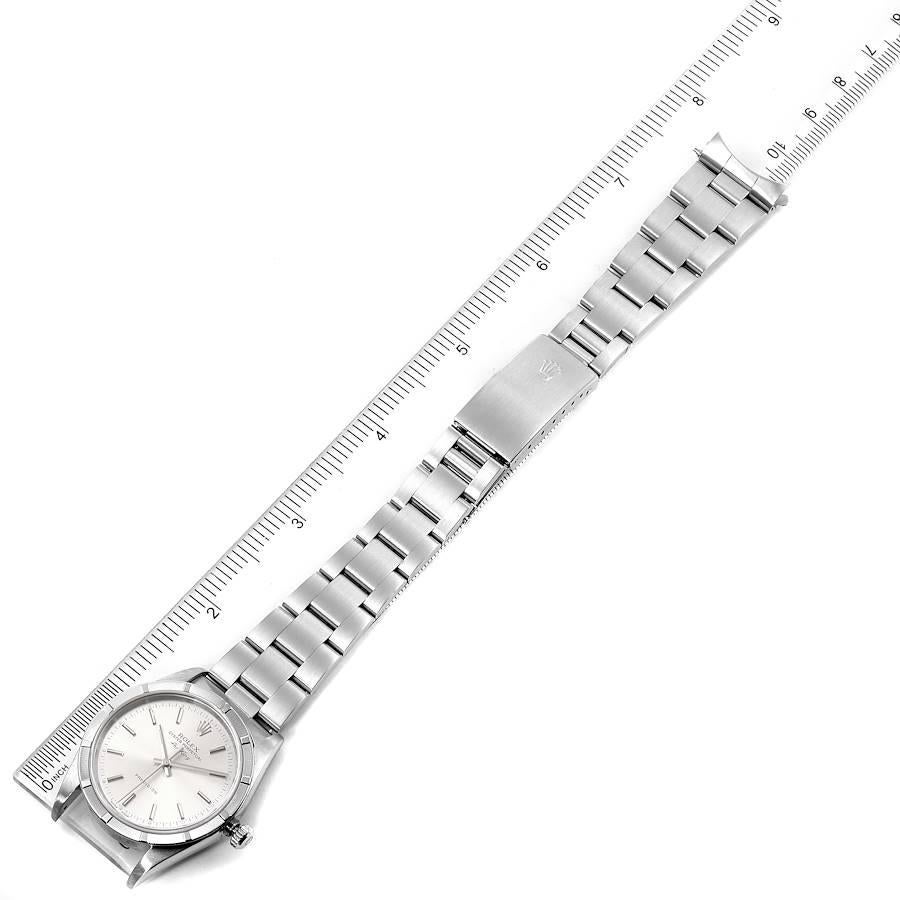 Rolex Air King Silver Dial Oyster Bracelet Steel Men's Watch 14010 7
