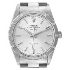 Rolex Air King Silver Dial 34mm Steel Mens Watch 14010