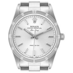 Rolex Air King Silver Dial Steel Mens Watch 14010