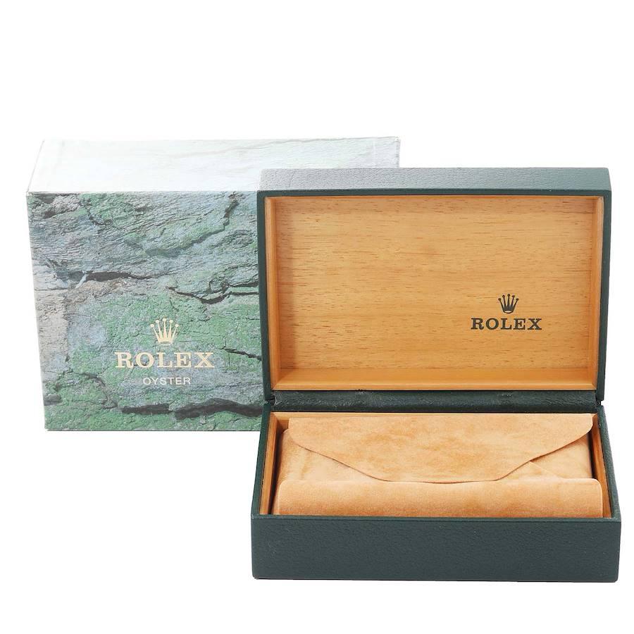 Rolex Air King Stahl-Herrenuhr 14010 mit silbernem Zifferblatt und gedrechselter Lünette im Angebot 8