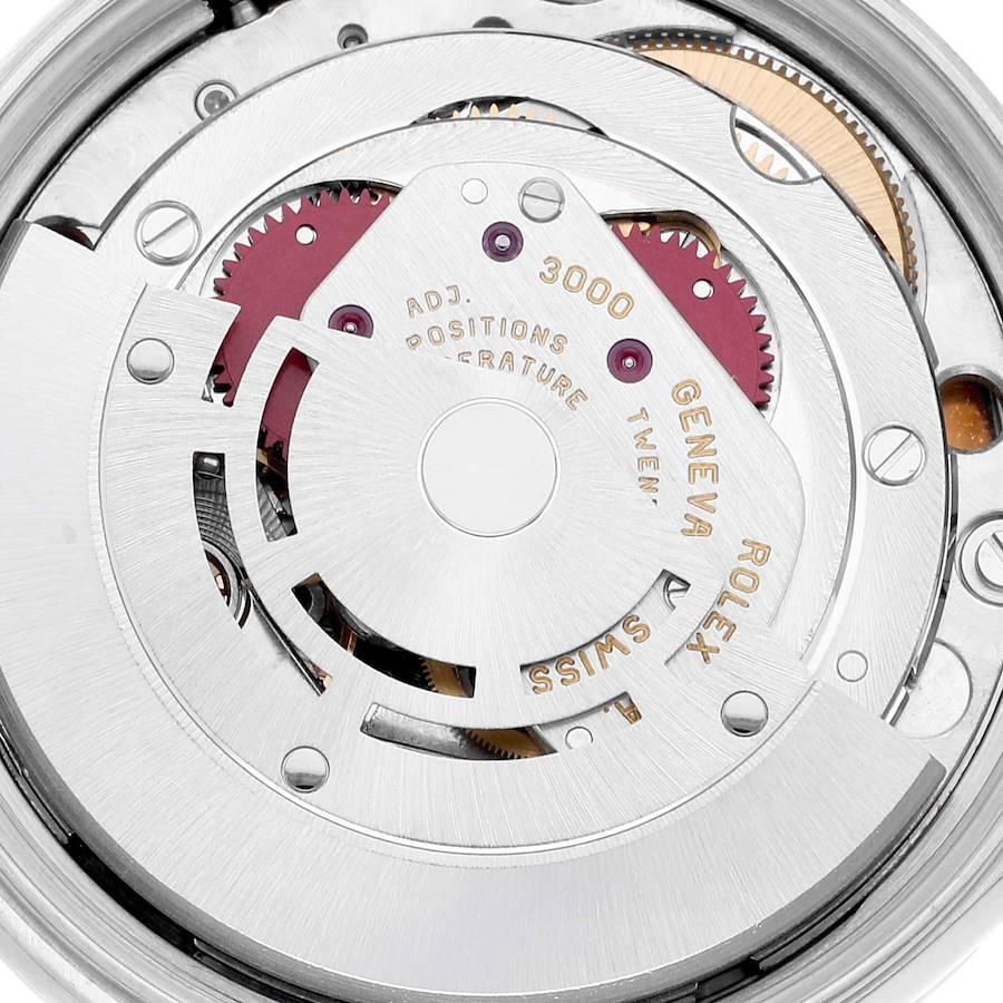 Rolex Air King Stahl-Herrenuhr 14010 mit silbernem Zifferblatt und gedrechselter Lünette 5
