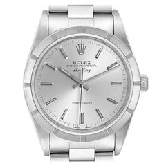 Rolex Air King Silver Dial Oyster Bracelet Steel Men's Watch 14010