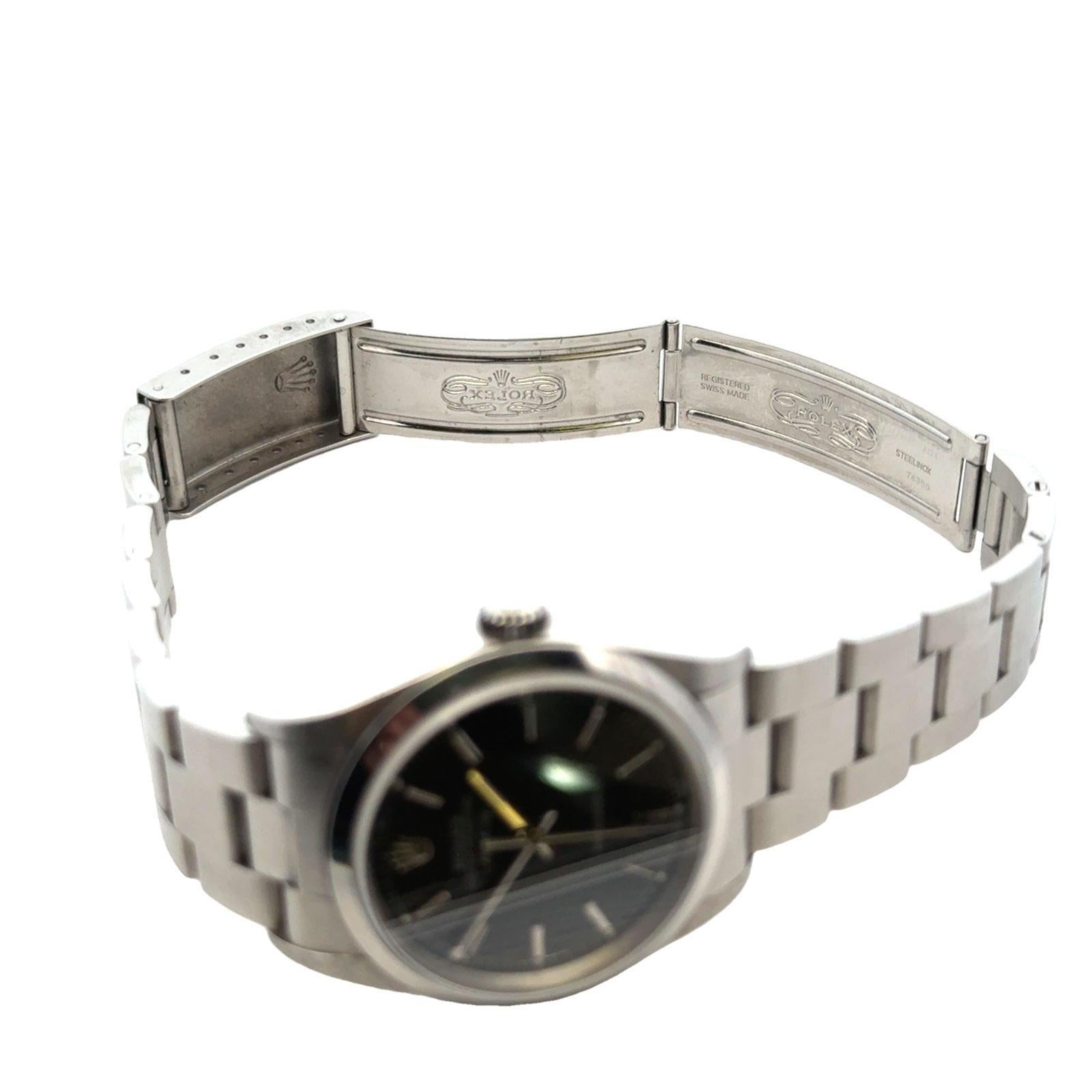 Rolex Air-King Stainless Steel Black Dial 34mm Watch Circa 2003 Box 2