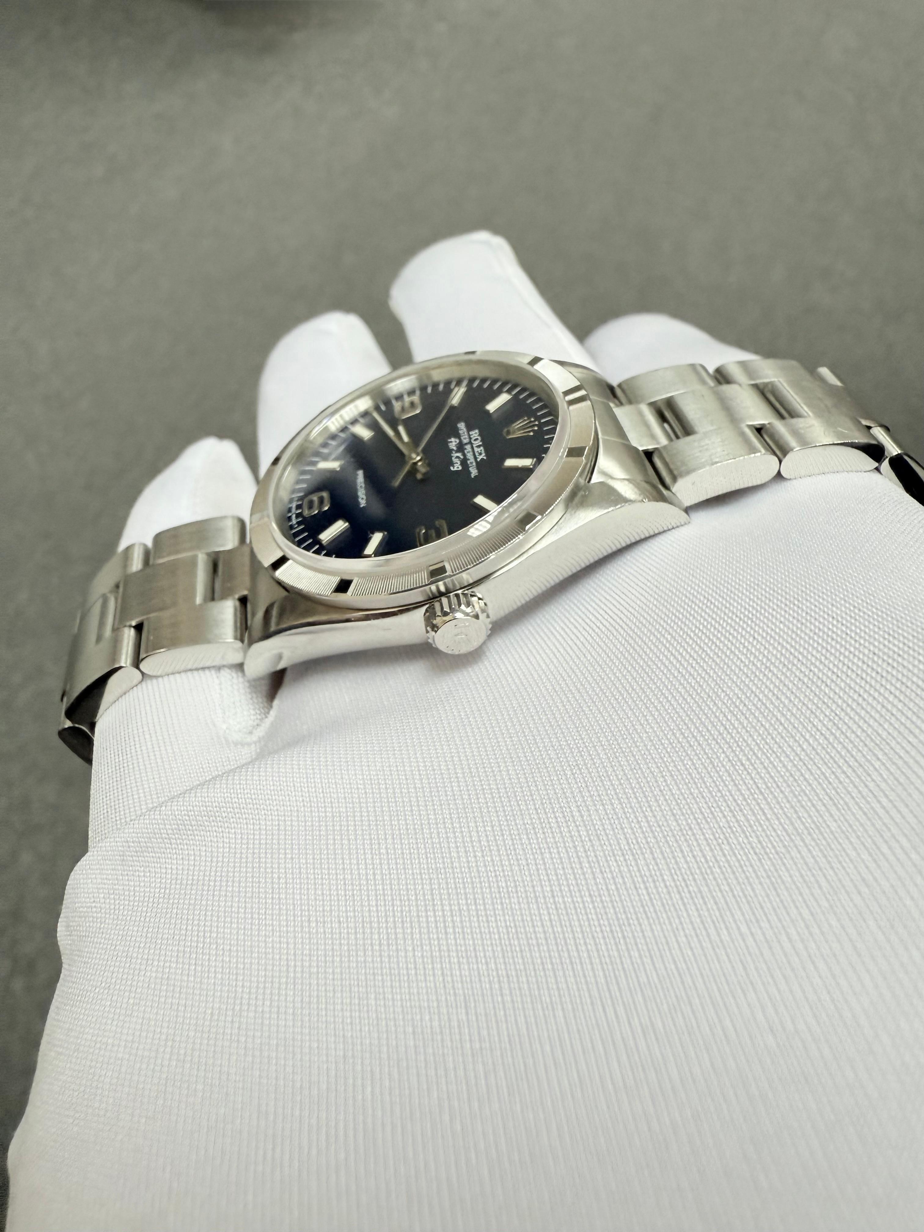 Rolex Air King Edelstahl-Armbanduhr CIRCA 1993 im Angebot 6