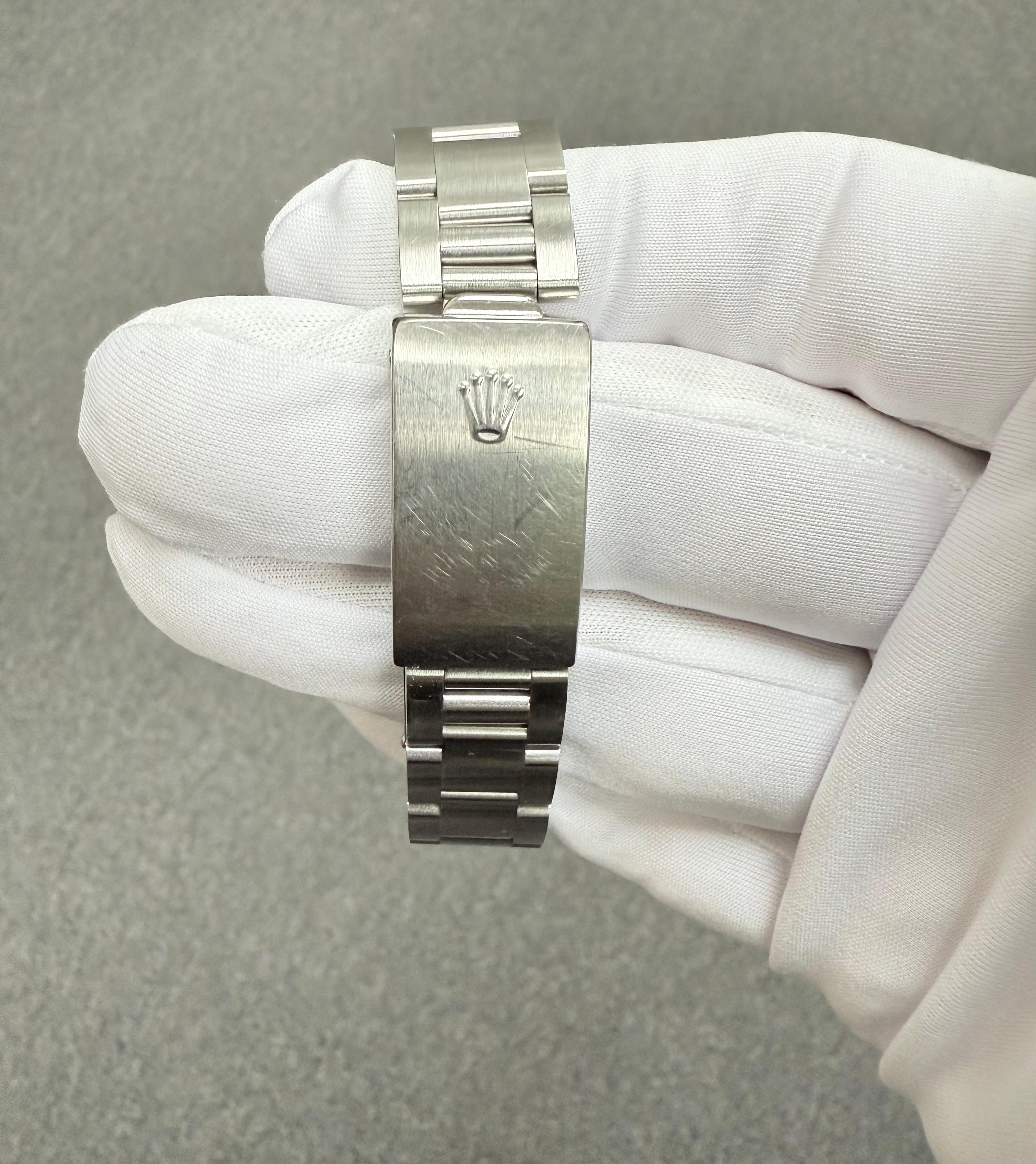 Rolex Air King Edelstahl-Armbanduhr CIRCA 1993 im Angebot 3