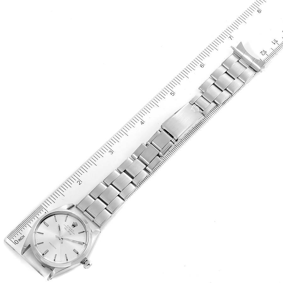 Rolex Air King Vintage Stainless Steel Silver Dial Mens Watch 5500 For Sale 5
