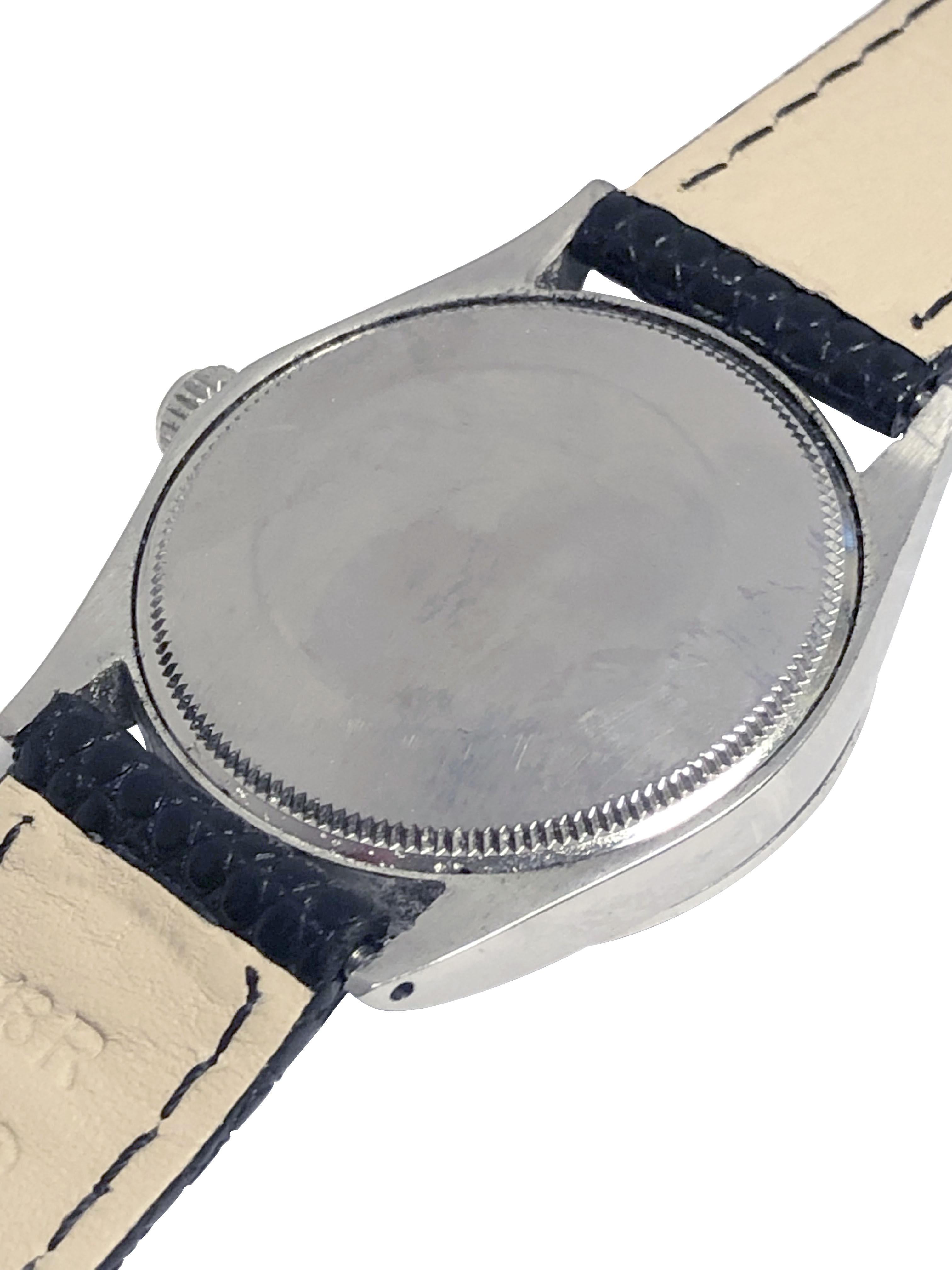Rolex, montre-bracelet automatique Air King vintage en acier Excellent état - En vente à Chicago, IL