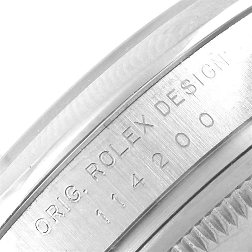 Rolex Air King White Roman Dial Steel Unisex Watch 114200 Box 5