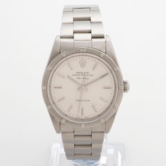 Rolex Air King Wristwatch Ref 140101M. Oyster Bracelet, Silver Dial. Circa 2002.