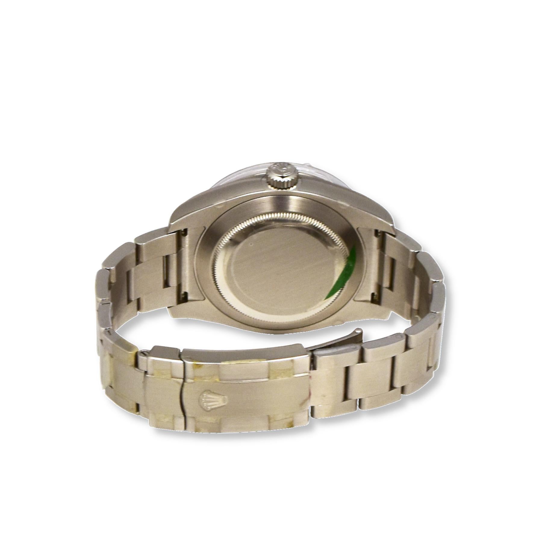 Rolex Airking Ref. 116900 Edelstahl-Uhr mit schwarzem Zifferblatt im Angebot 1