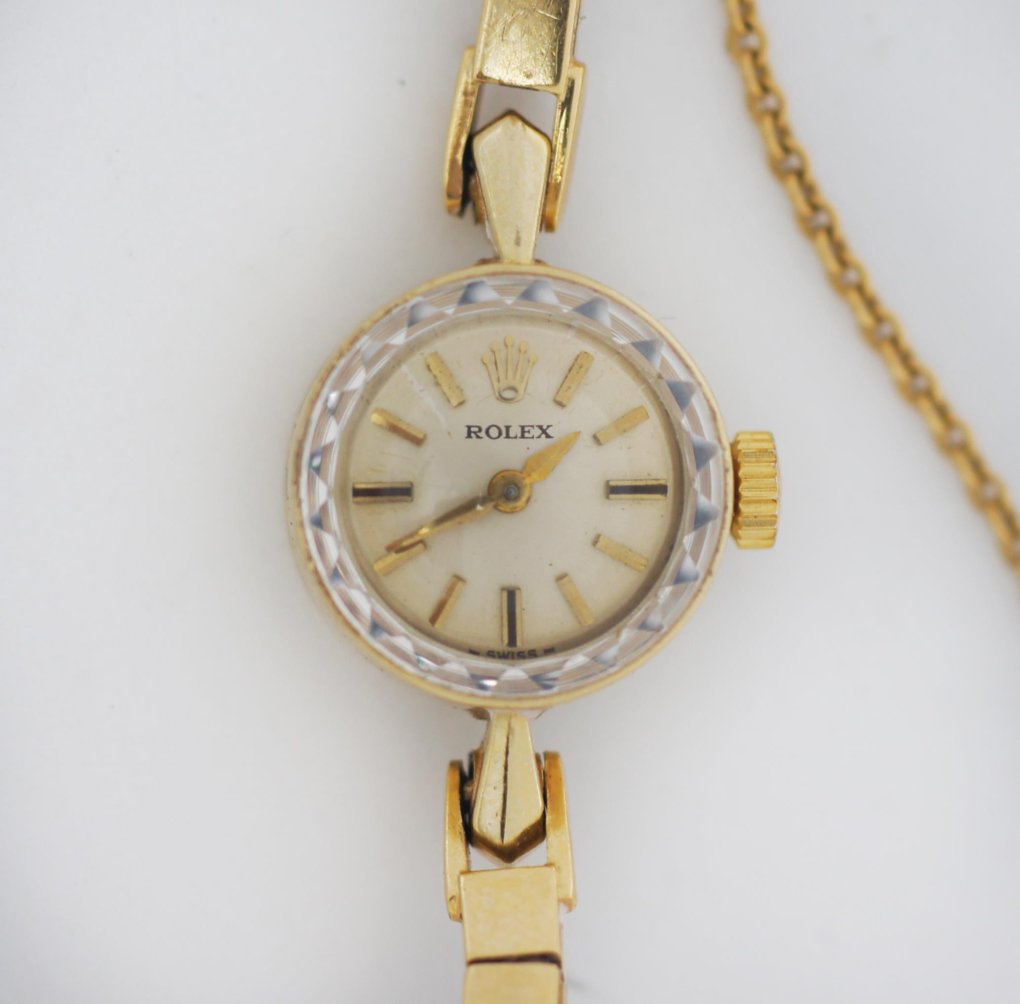 Women's Rolex Antique 14K Gold Watch