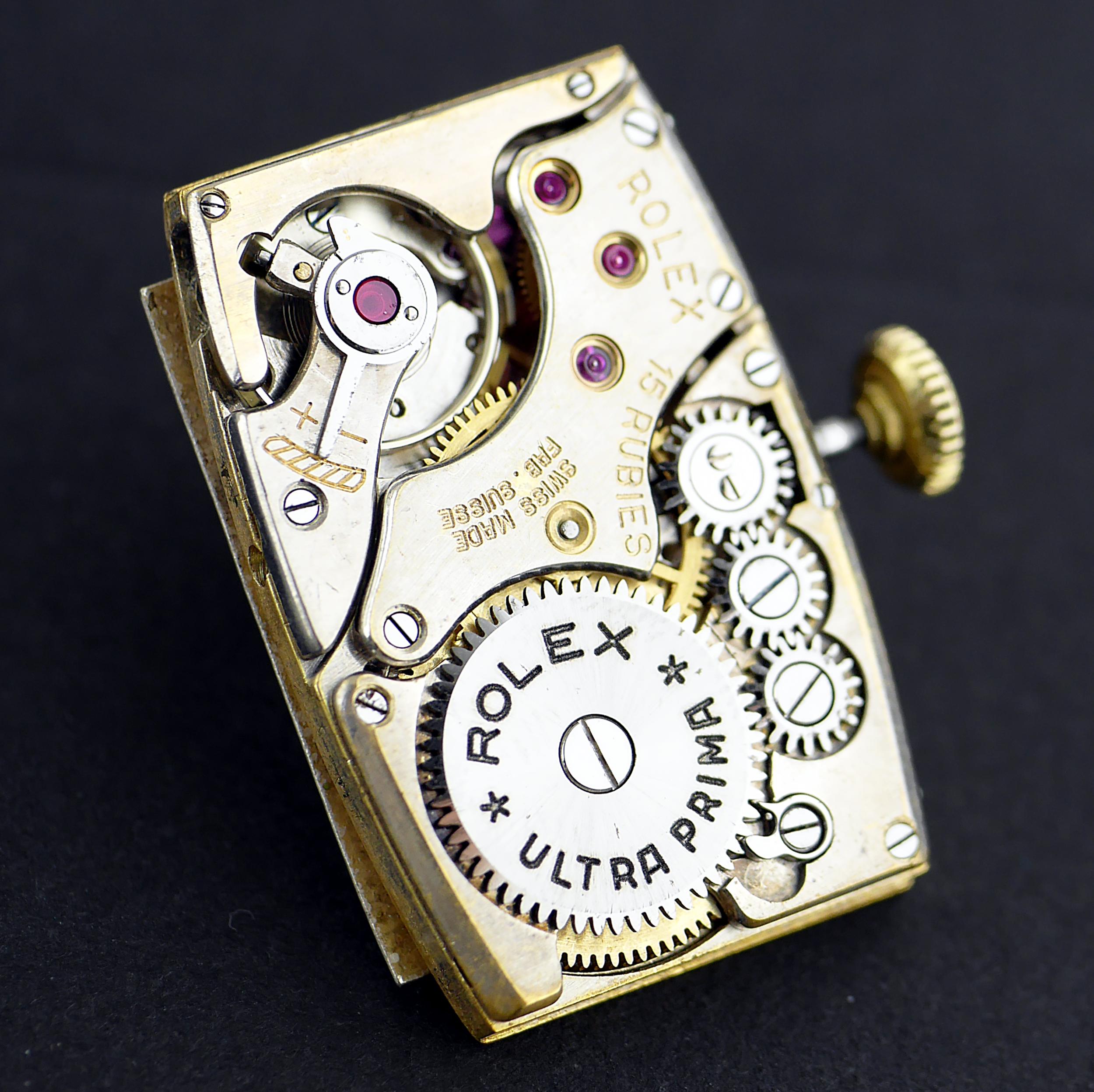 Rolex, Art Deco, Gold-Armbanduhr 1938 im Angebot 7