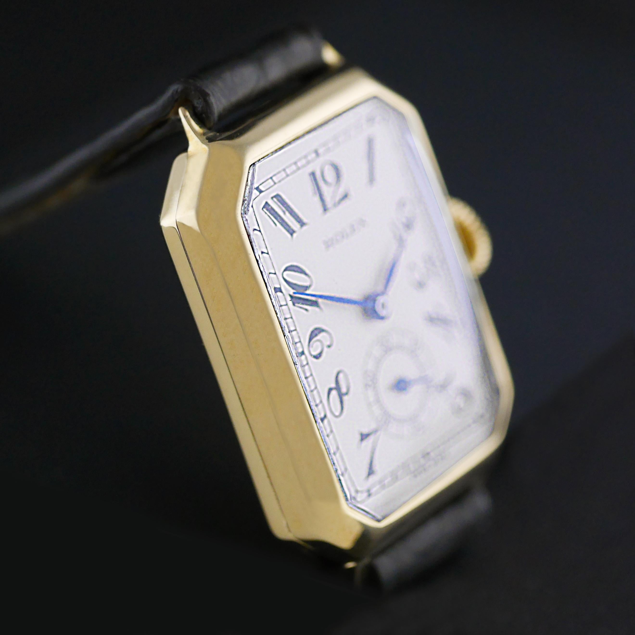 Rolex Art Deco Gold Wristwatch, 1933 1