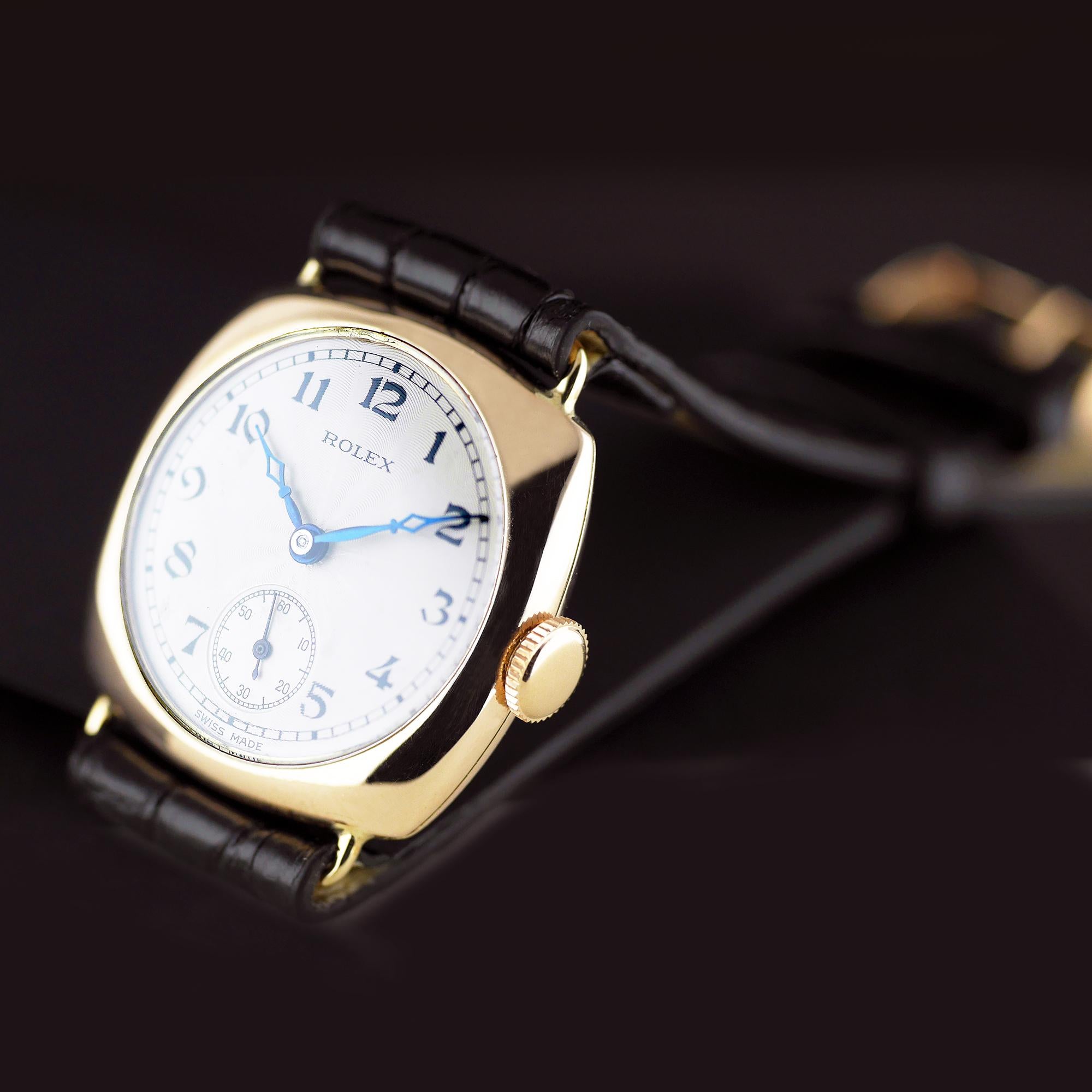 Rolex Art Deco Rose Gold Wristwatch, 1929 1