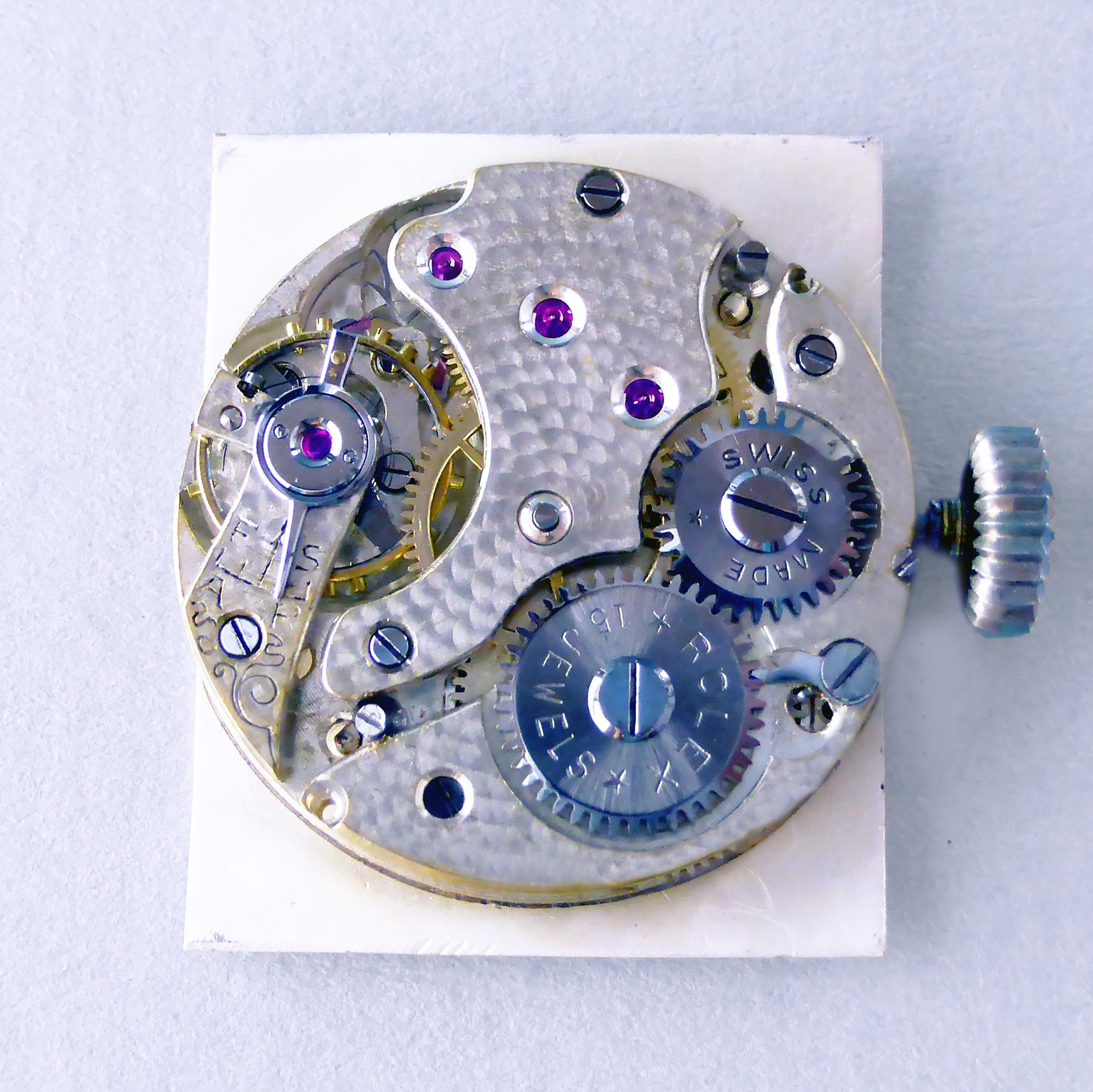 Rolex Art Deco Silver Wristwatch, 1925 6