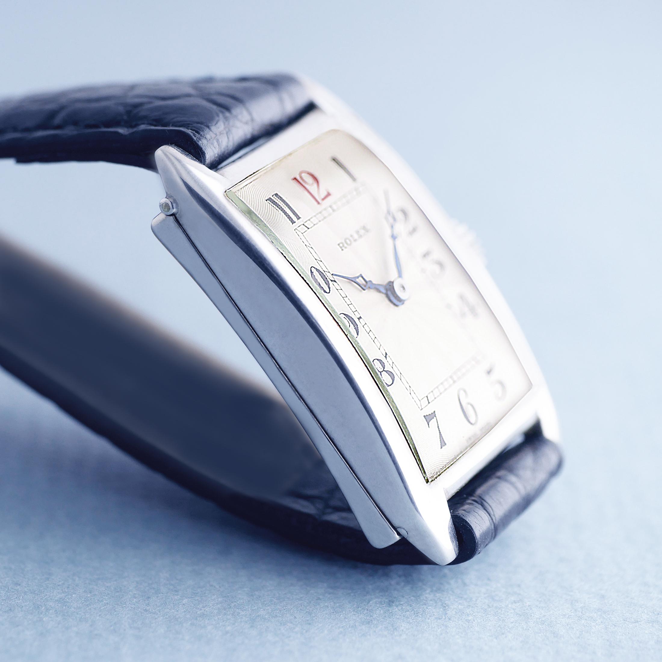 Rolex Art Deco Silver Wristwatch, 1925 In Excellent Condition In London, GB