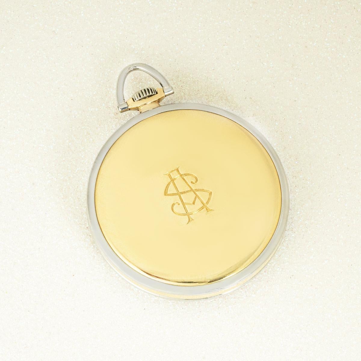 Rolex. Asprey. A Rare Gold Observatory Pocket watch C1920 For Sale 3