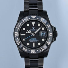 Rolex Stainless Steel DLC PVD Bamford Blacked Out Automatic Wristwatch