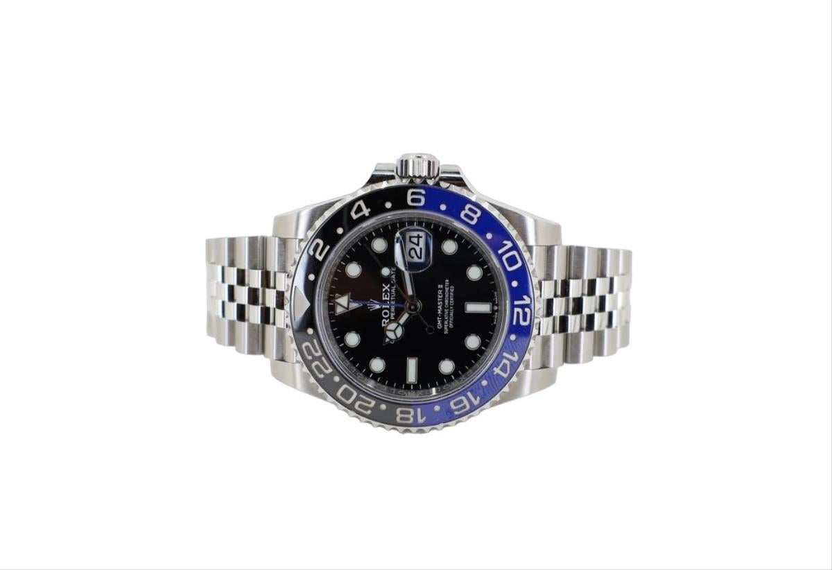 Men's Rolex Batman GMT-Master II Jubilee Band