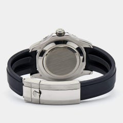 Rolex Black Ceramic 18K White Gold Rubber Yacht-Master 226659 Automatic Men's Wr