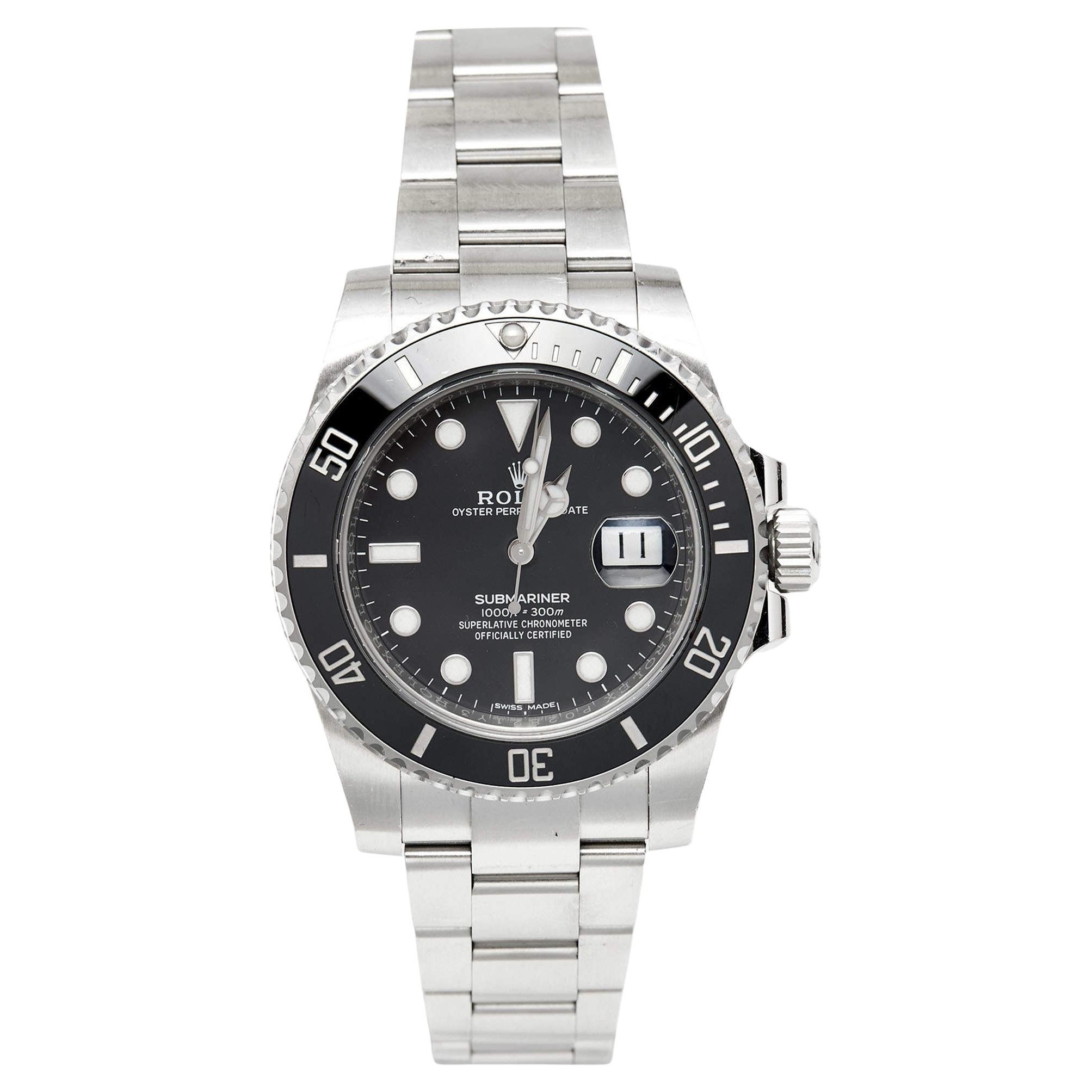 Rolex Submariner Men's Stainless Steel Watch 116610V