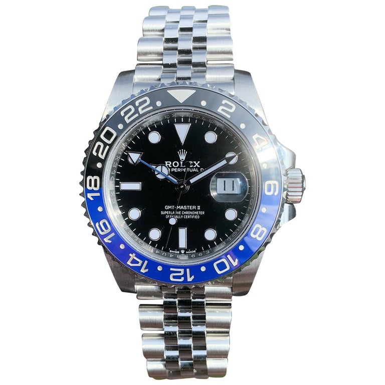 Rolex Black Gmt Master Ii blnr Watch For Sale At 1stdibs
