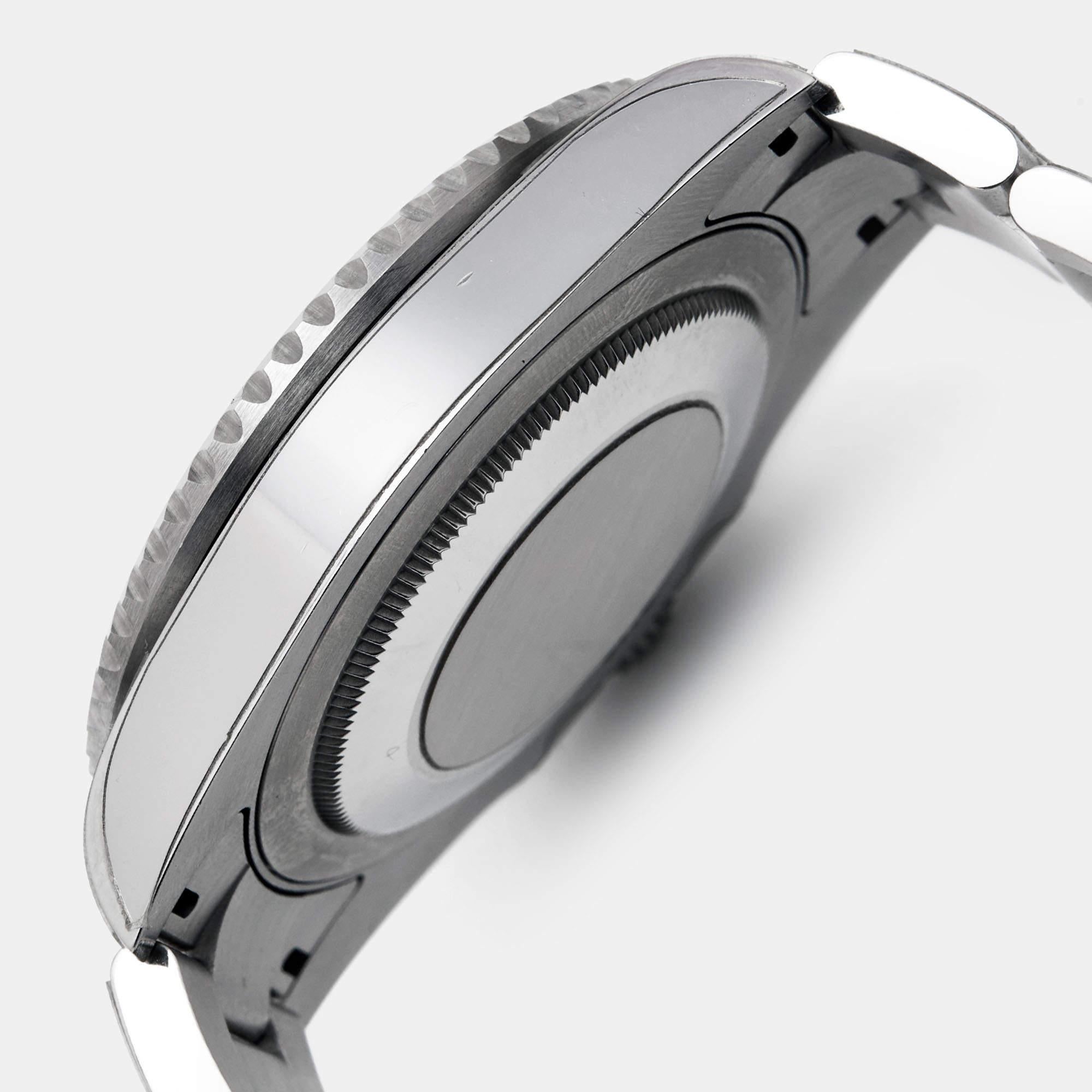 Rolex Black Oystersteel GMT-Master II 126720VTNR-0001 Men's Wristwatch 40 mm In Excellent Condition In Dubai, Al Qouz 2