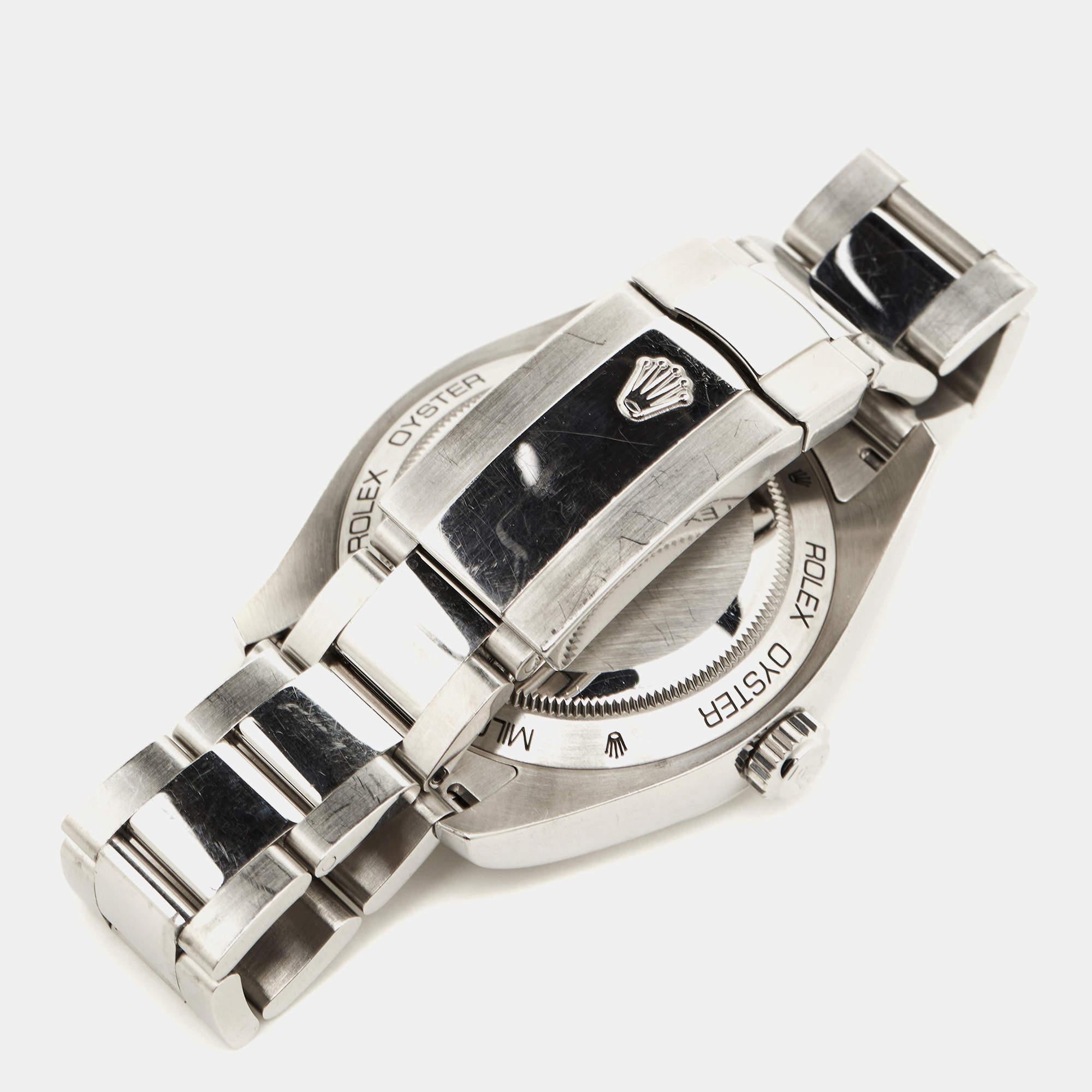 Rolex Black Oystersteel Milgauss M116400GV-0001 Men's Wristwatch 40 mm 2
