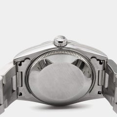 Rolex Black Stainless Steel Datejust 78240 Women's Wristwatch 31 mm