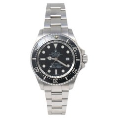 Used Rolex Black Stainless Steel DeepSea Sea-Dweller 116660 Men's Wristwatch 44 mm
