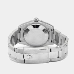 Rolex Blue 18K White Gold Oystersteel Datejust 178274 Women's Wristwatch 31 mm