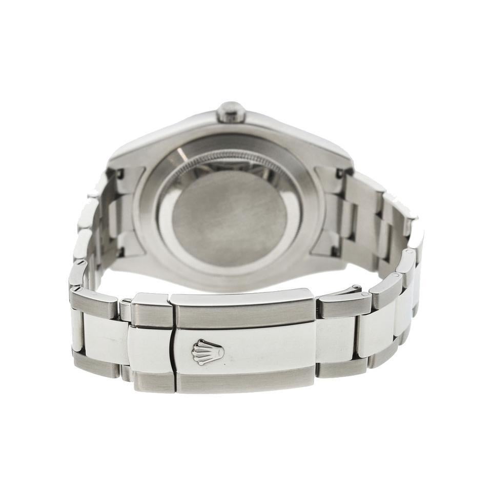 Women's or Men's Rolex Blue Roman 116334 Datejust Ii Dial Fluted Bezel Stainless Steel Watch