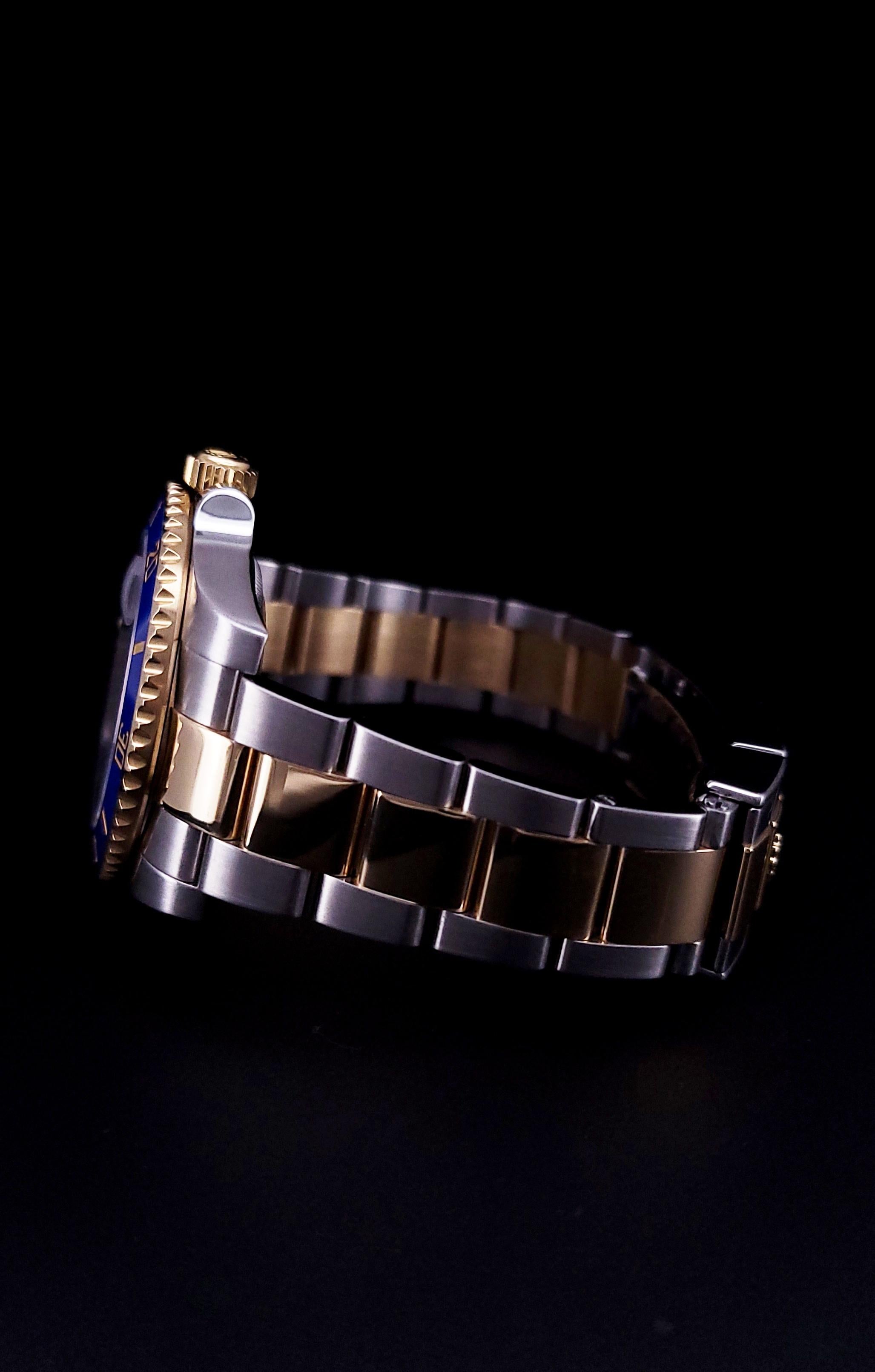 Rolex Blue Submariner Date Two-Tone Watch 116613LB For Sale 4