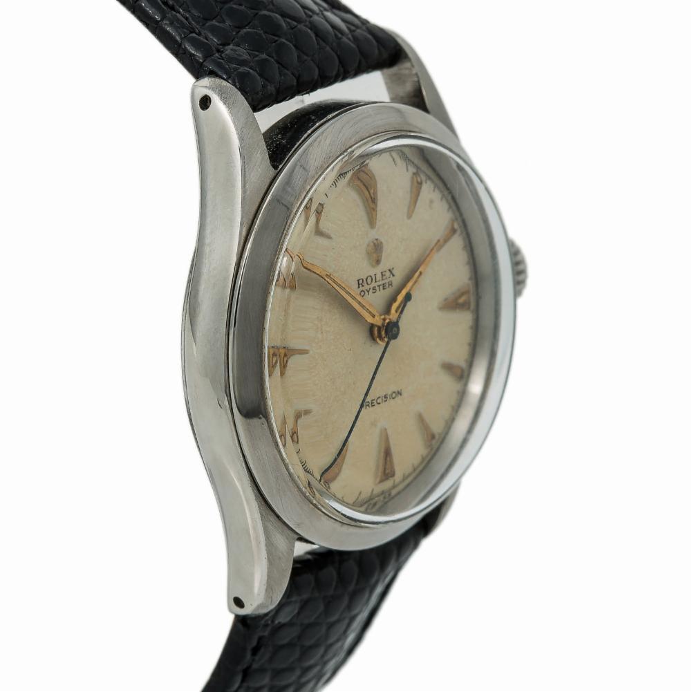 Rolex Brevet 6482 Mens Hand Winding Vintage Watch Year 1933 Cream Dial SS 34mm
