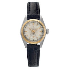 Retro Rolex Bubble 14k Yellow Gold & Stainless Steel wristwatch Ref 5003
