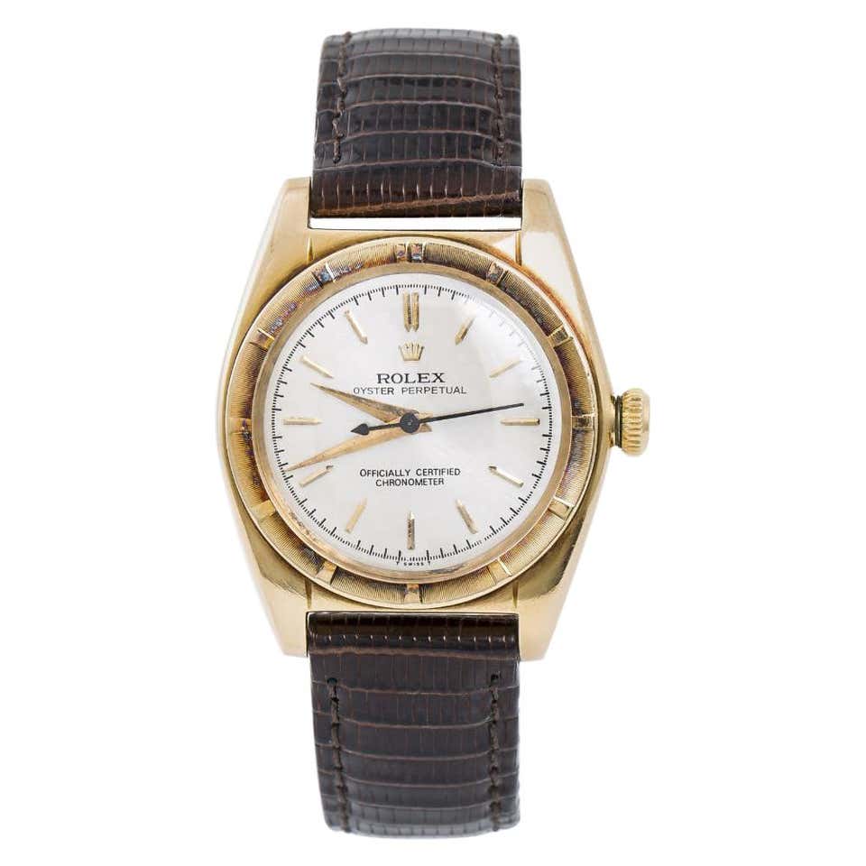 Rolex Bubble Back 5015 Unpolished Men's Automatic Vintage Watch 14 ...