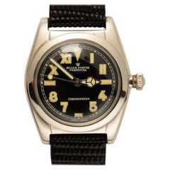 Rolex Bubbleback 1946 Steel Self Winding Wrist Watch