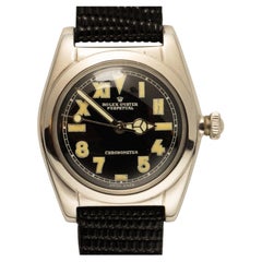 Rolex Bubbleback 1946 Steel Self Winding Wrist Watch