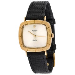 Retro Rolex Cellini 18 Karat Gold Watch