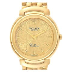 Rolex Cellini 18 Karat Yellow Gold Jubilee Anniversary Dial Men's Watch 6623