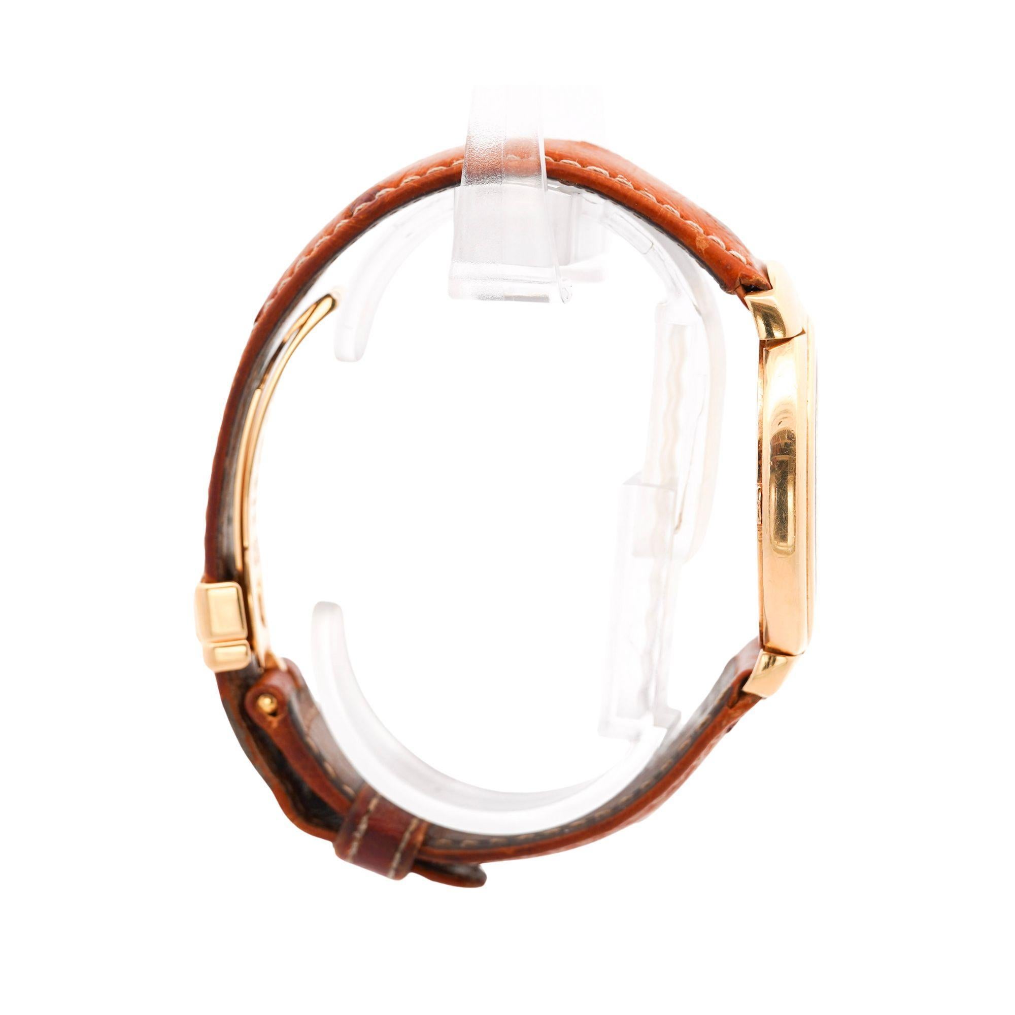 Women's or Men's Rolex Cellini 18K Gold 37mm 6623 On Leather Watch Box and Papers For Sale