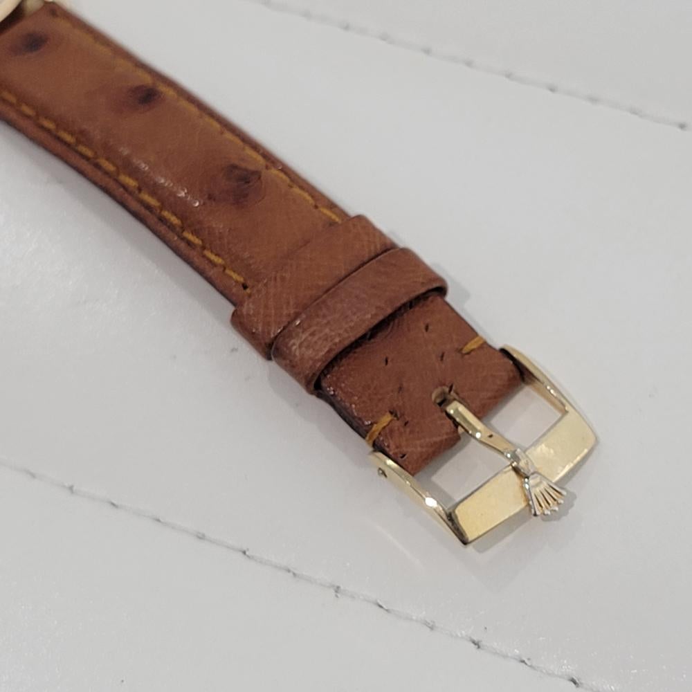 Rolex Cellini Oro de 18 quilates 5109 Reloj de vestir para señora de los años 70 con esfera computarizada de 27 mm RA638 en venta 4