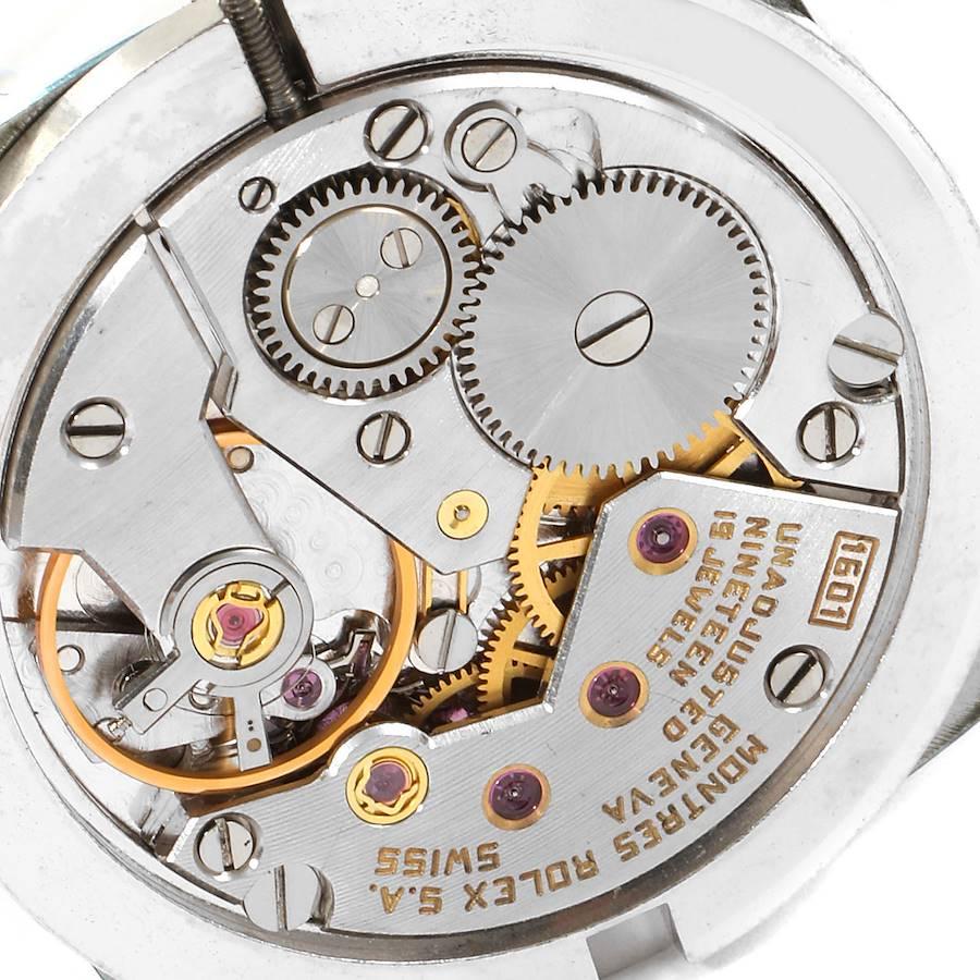 Cellini: 18 Karat Weißgold Vignette Zifferblatt Herrenuhr 4320 im Angebot 3