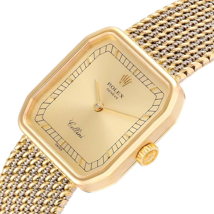 Rolex Cellini 18k Yellow Gold Champagne Dial Ladies Watch 4347 1