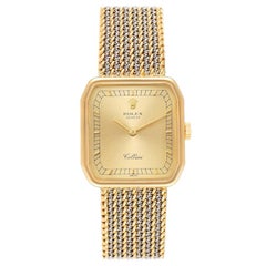 Rolex Cellini 18k Yellow Gold Champagne Dial Ladies Watch 4347