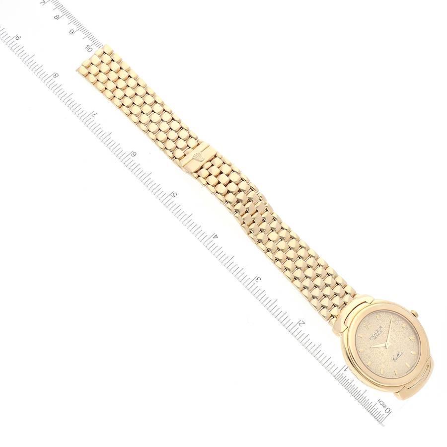 Rolex Cellini 18k Yellow Gold Jubilee Anniversary Dial Mens Watch 6623 6