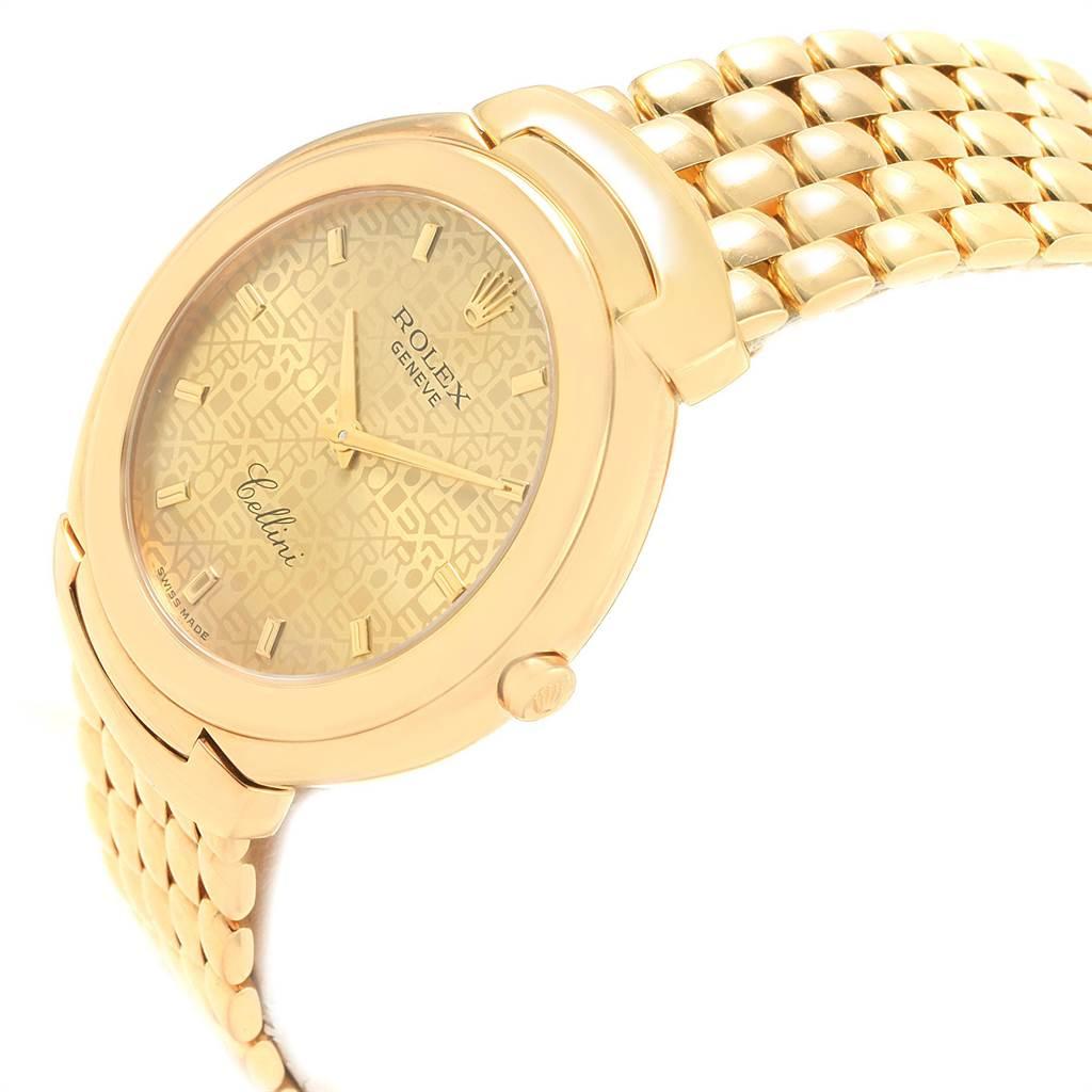 Rolex Cellini 18 Karat Yellow Gold Jubilee Anniversary Dial Men's Watch 6623 1