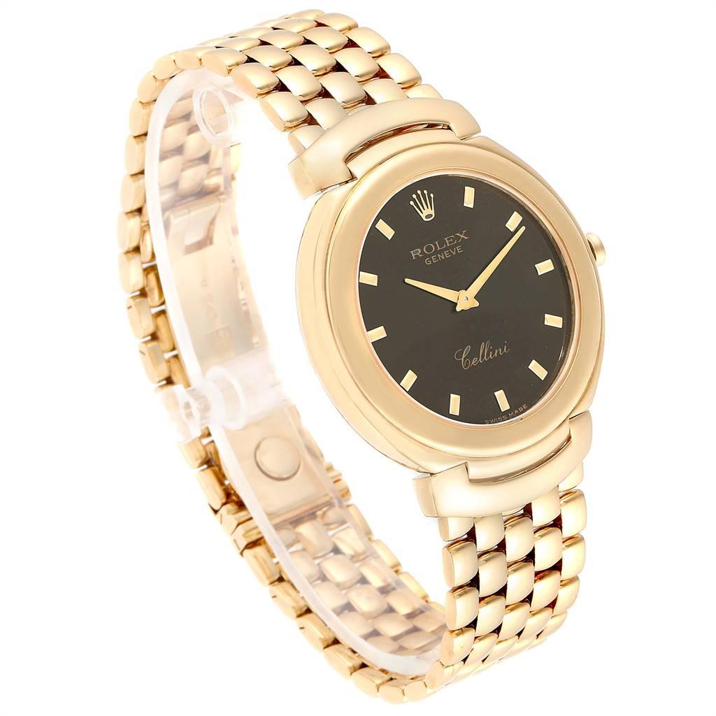 Men's Rolex Cellini 18 Karat Yellow Gold Jubilee Anniversary Dial Men’s Watch 6623